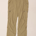 Calça cargo feminina reta L.L.Bean W34 L30 cáqui nylon