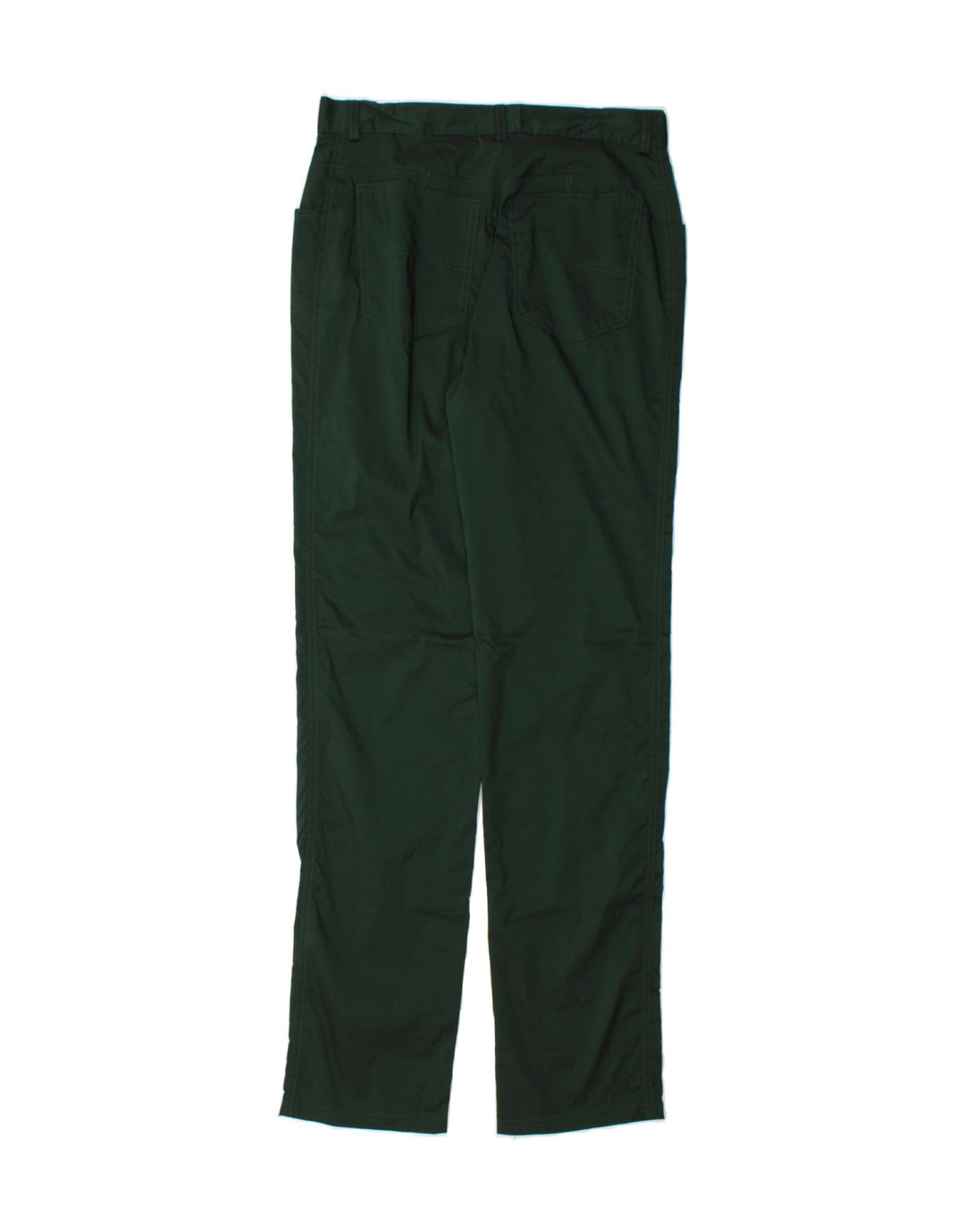 ARMANI Womens Straight Casual Trousers W31 L34  Green Viscose Vintage Armani and Second-Hand Armani from Messina Hembry 
