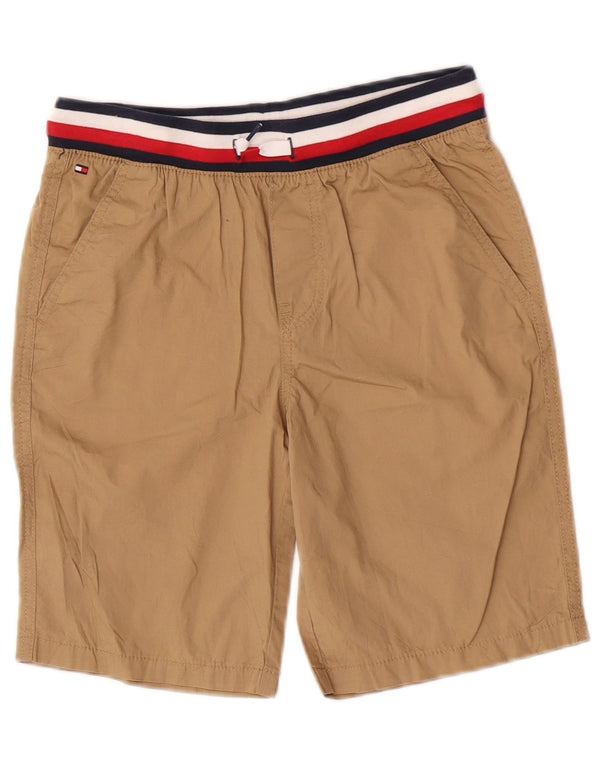 Tommy Hilfiger Boys Chino Shorts 12-13 anos médio W26 algodão bege