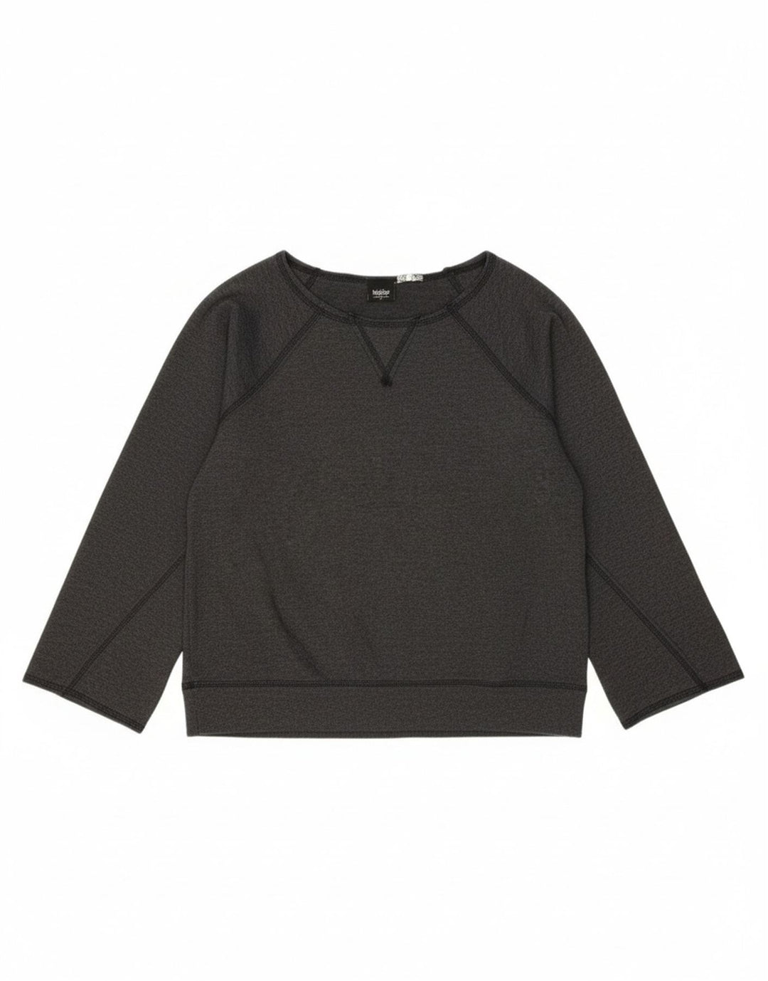 MOSSIMO Top feminino de manga comprida UK 12 cinza médio