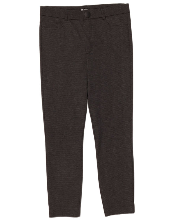 Calça legging feminina Zara Trafaluc cortada grande W30 L25 preta xadrez