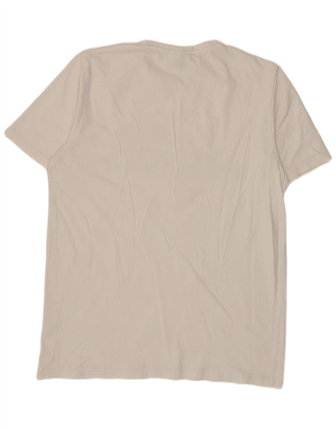 Ellesse Camiseta masculina gráfica top grande branco
