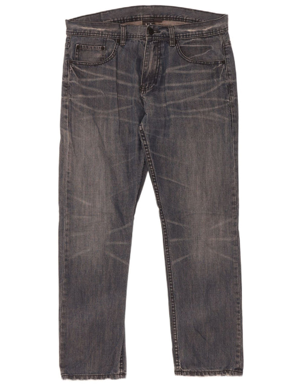 Calça jeans reta masculina Armani Exchange W36 L31 azul