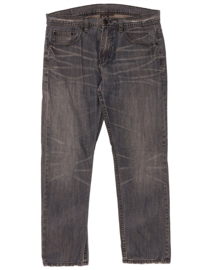 Calça jeans reta masculina Armani Exchange W36 L31 azul