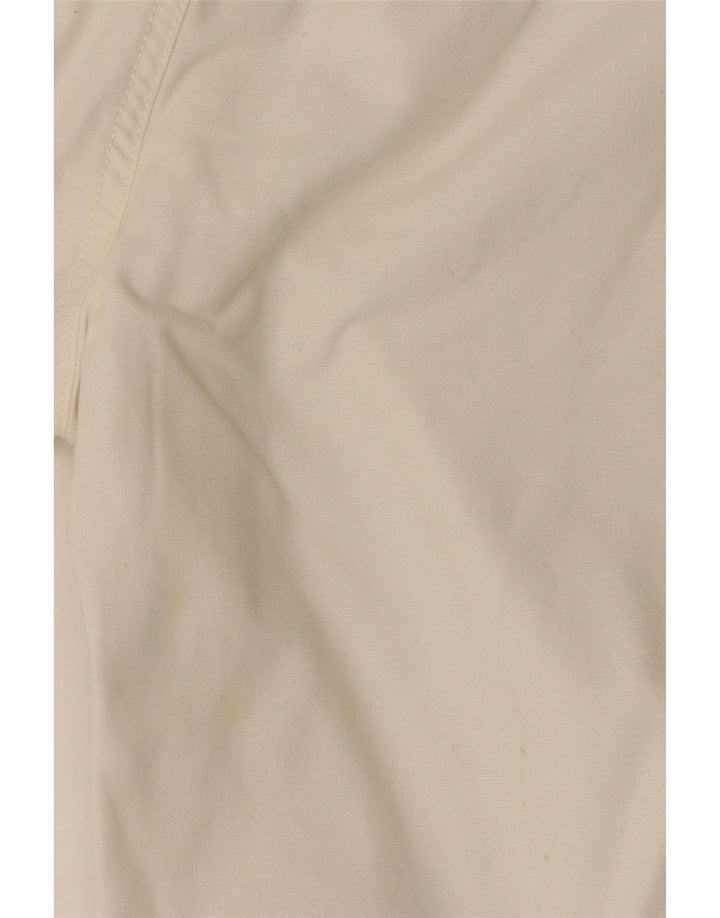 Nautica Mens Cargo Shorts W34 Grande Algodão Branco