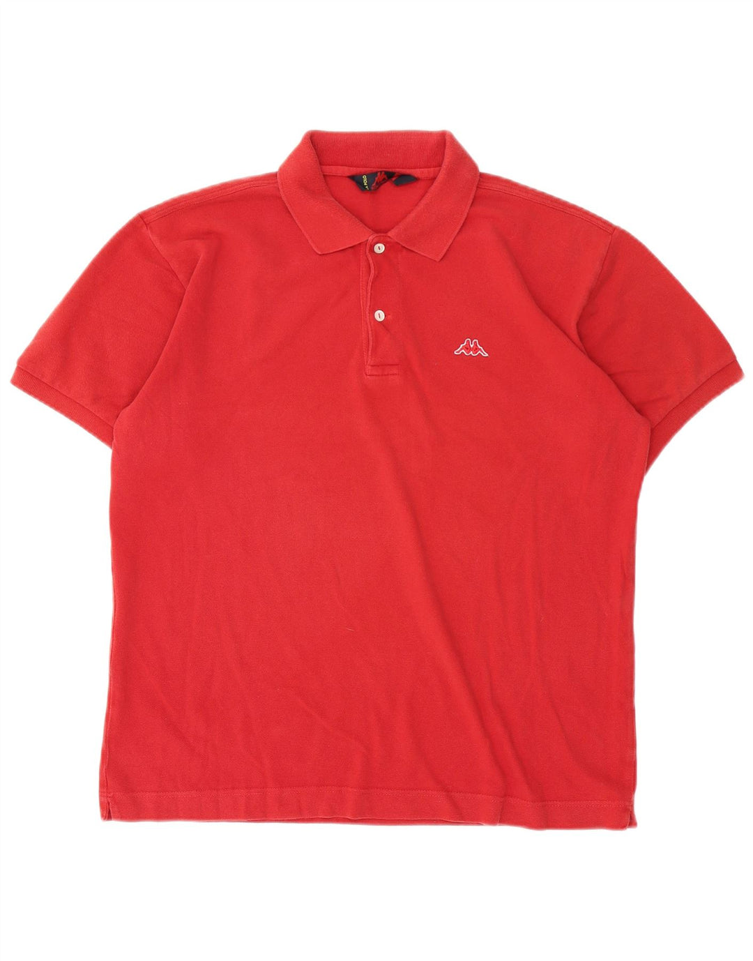 Camisa polo masculina Kappa grande algodão vermelho
