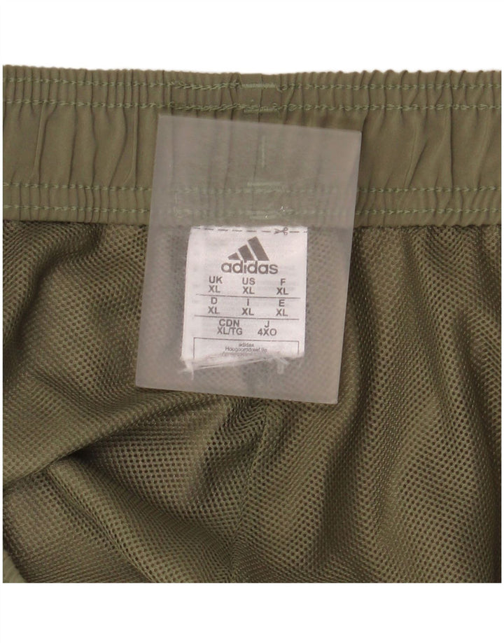Shorts esportivos masculinos Adidas XL verde poliéster