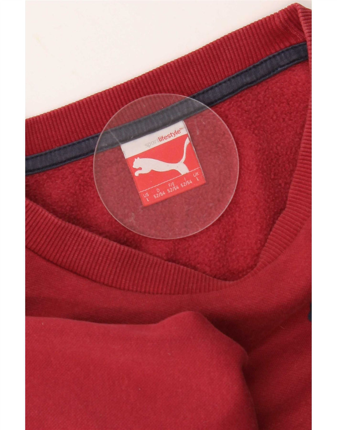 Puma Mens Graphic Moletom Jumper Grande Vermelho
