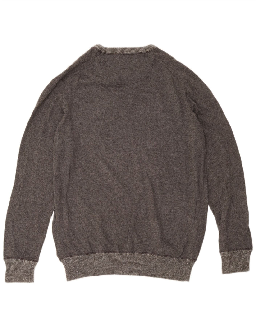 Suéter masculino Timberland com gola redonda, grande algodão cinza