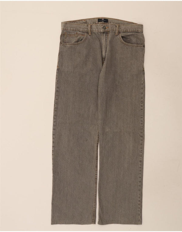 Jeans retos masculinos Marks & Spencer W34 L31 algodão cinza
