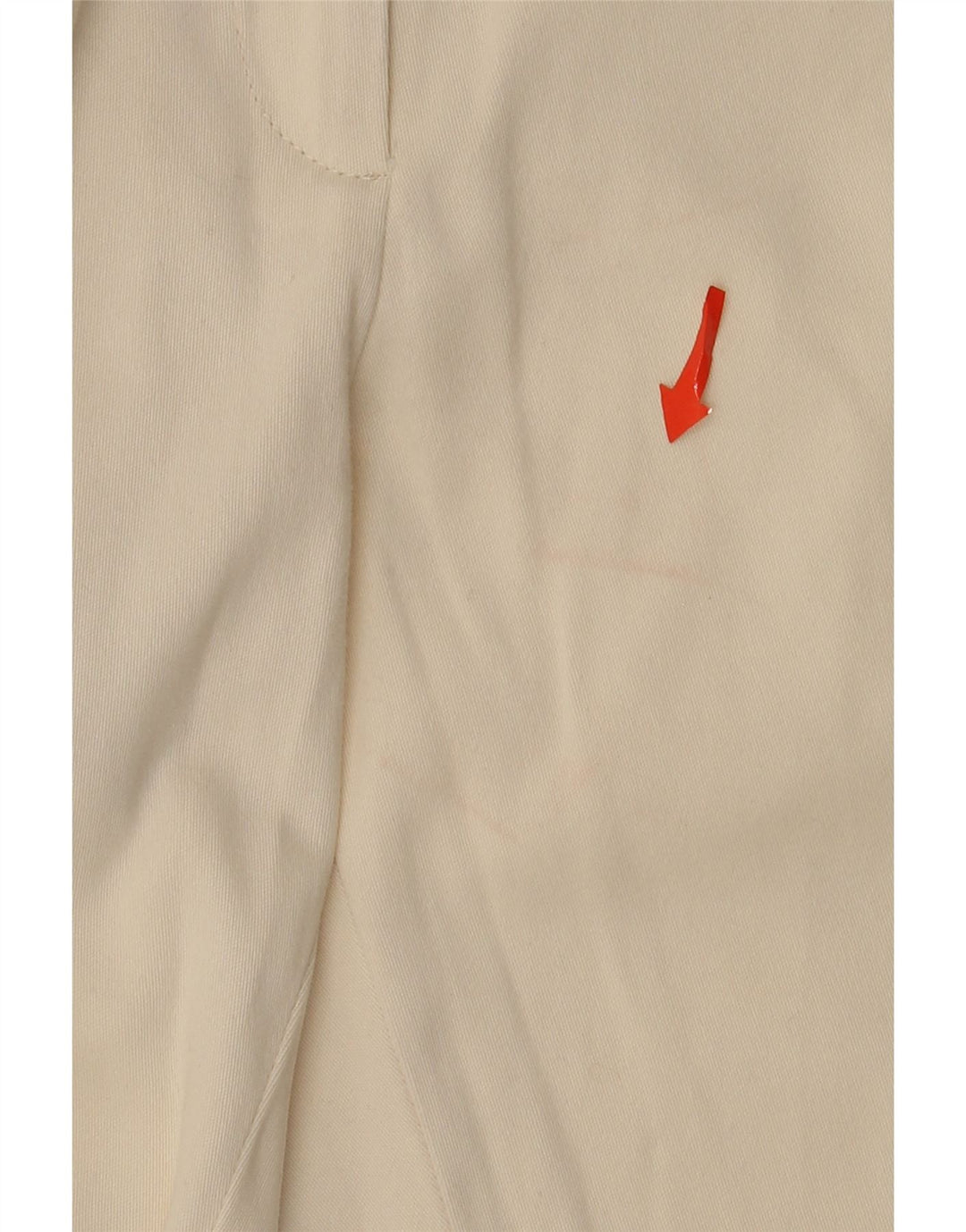Calça feminina Massimo Dutti cortada UE 42 grande W30 L25 branca