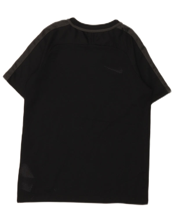 Camiseta Nike Boys Dri Fit Top 10-11 Anos Médio Preto Colourblock