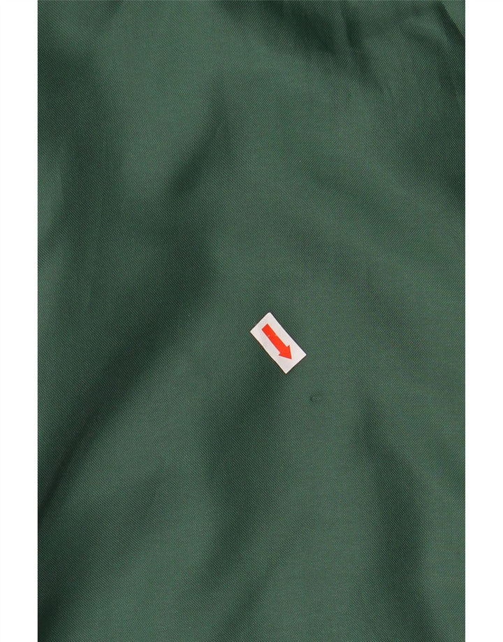 Jaqueta de chuva masculina Spalding com capuz e ajuste solto UK 38 poliamida verde médio
