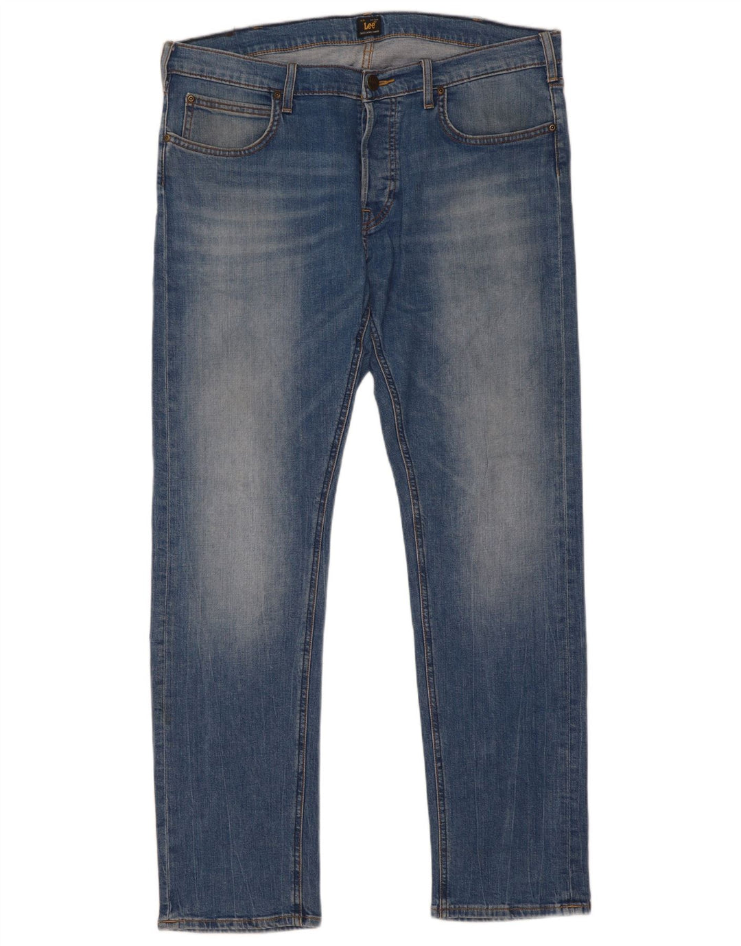 Lee Mens Daren Slim Jeans W36 L32 Azul Algodão