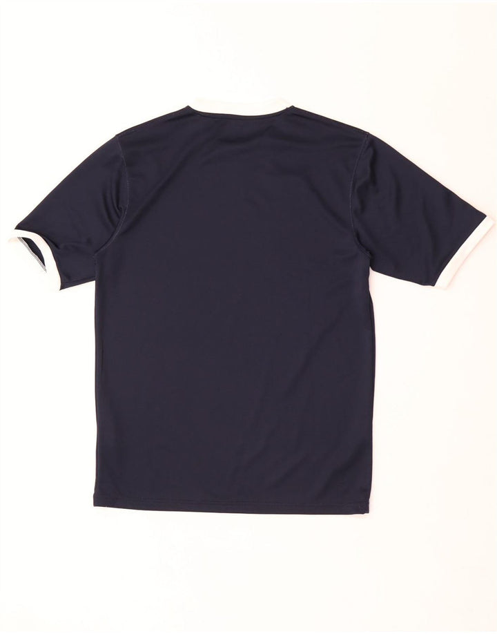 Umbro Camiseta Masculina Top Pequeno Poliéster Colourblock Azul Marinho