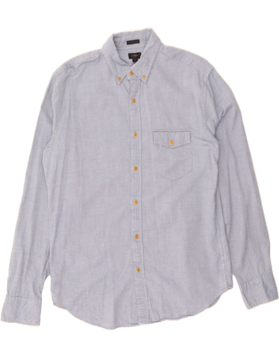 J. CREW Mens Slim Shirt Medium Blue Cotton Vintage J. Crew and Second-Hand J. Crew from Messina Hembry 