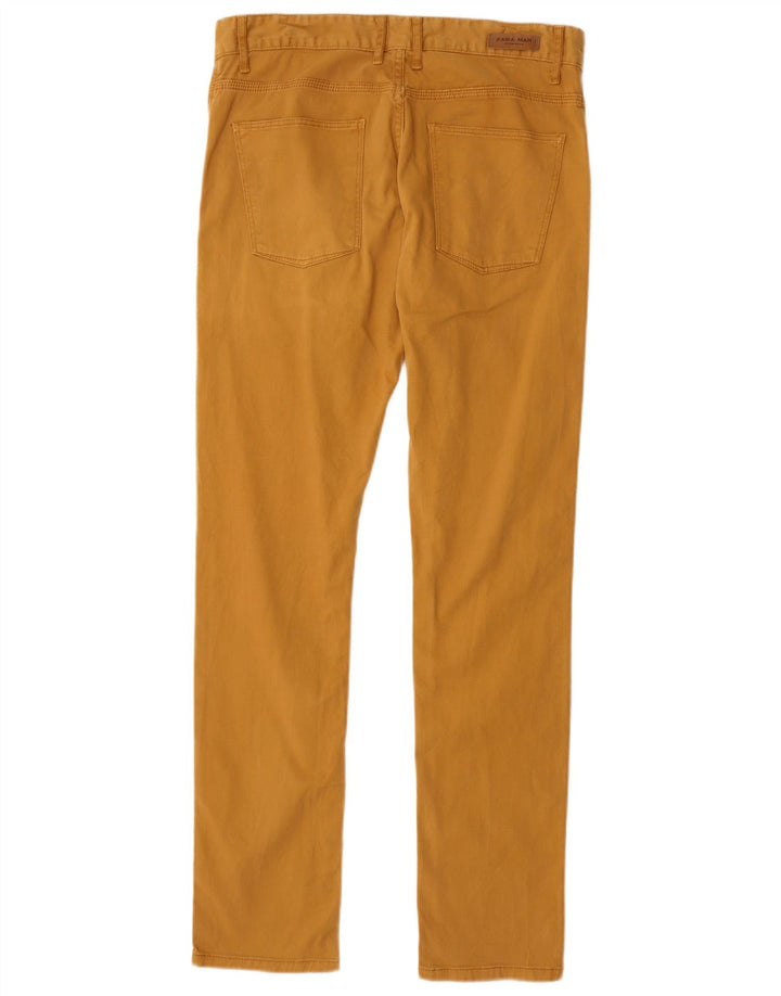 Zara Mens Slim Jeans EU 40 Médio W31 L32 Algodão Bege
