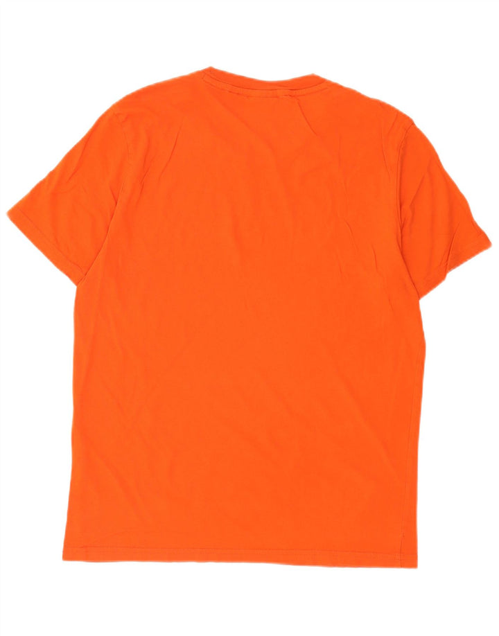 Camiseta masculina Champion de algodão laranja médio