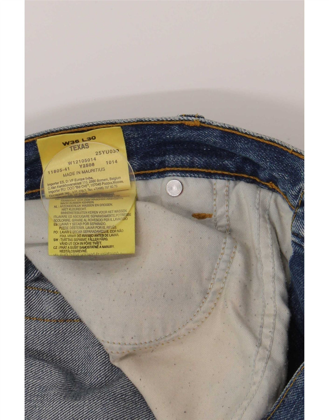 Wrangler Masculino Texas Regular Straight Jeans W36 L30 Azul Algodão