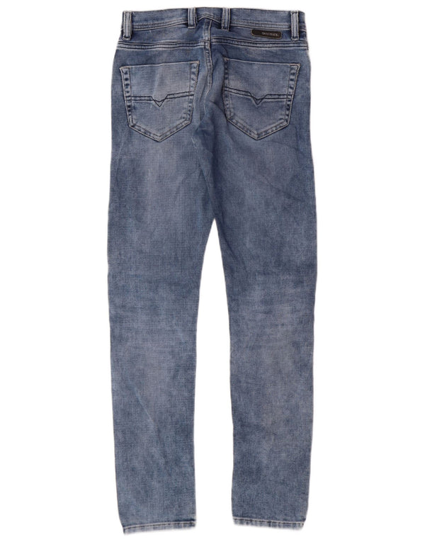 DIESEL Meninos Tepphar Slim Jeans 11-12 Anos W26 L30 Azul Algodão