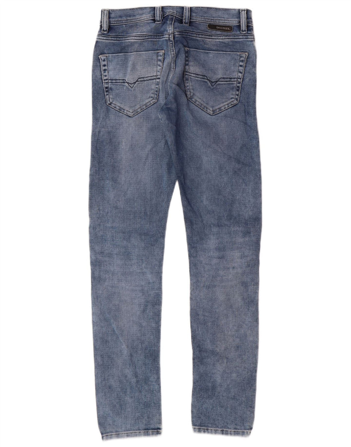DIESEL Meninos Tepphar Slim Jeans 11-12 Anos W26 L30 Azul Algodão