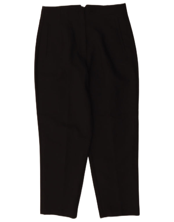 Zara Calça feminina casual cônica grande W30 L26 preta