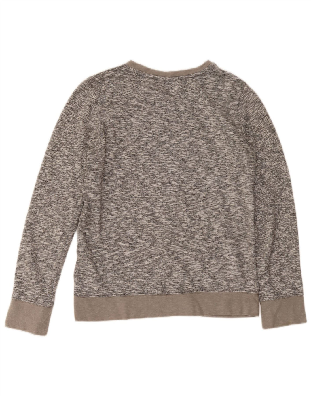 Carhartt moletom feminino jumper US 4/6 pequeno algodão manchado cinza