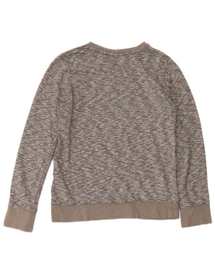 Carhartt moletom feminino jumper US 4/6 pequeno algodão manchado cinza