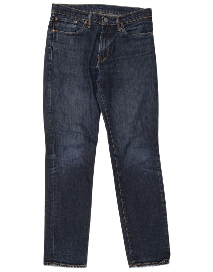 Levi's Masculino 511 Slim Jeans W32 L32 Azul Marinho Algodão