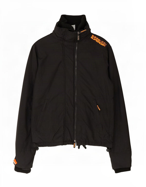 Jaqueta de chuva masculina Superdry Graphic UK 38 médio preto nylon
