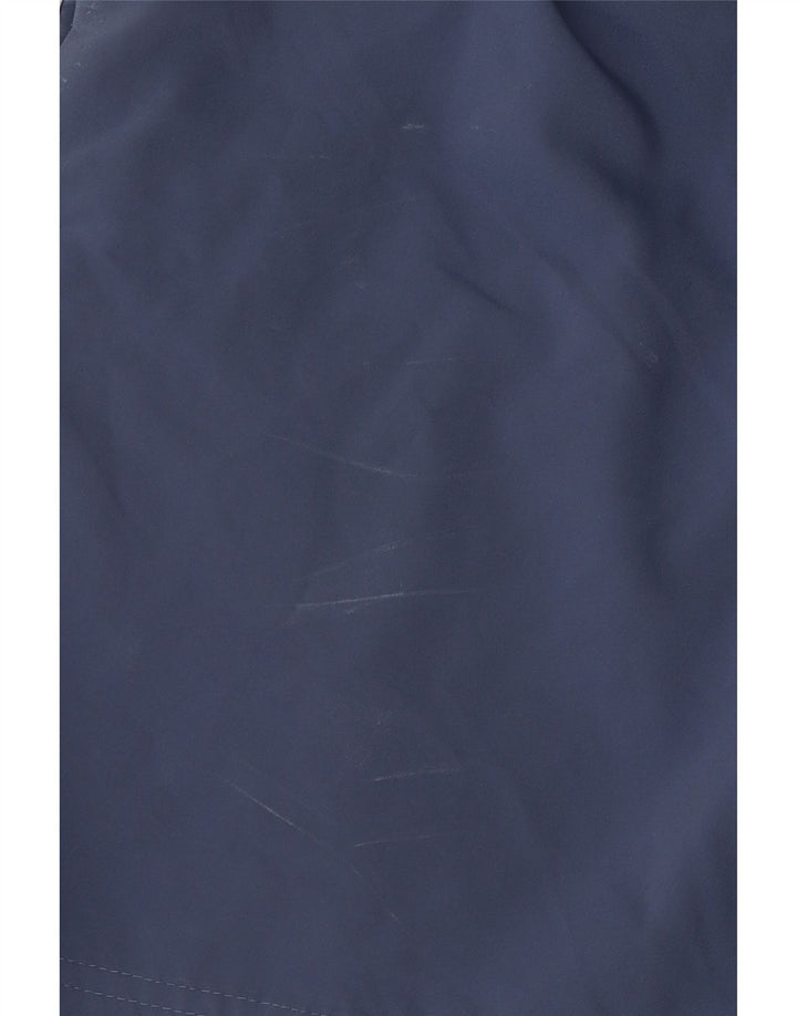 Shorts esportivos masculinos Adidas médio azul poliéster