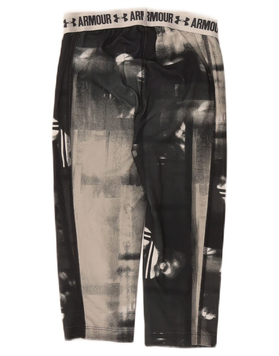 Leggings capri estampadas para meninas UNDER ARMOUR 7-8 anos cinza tie-dye