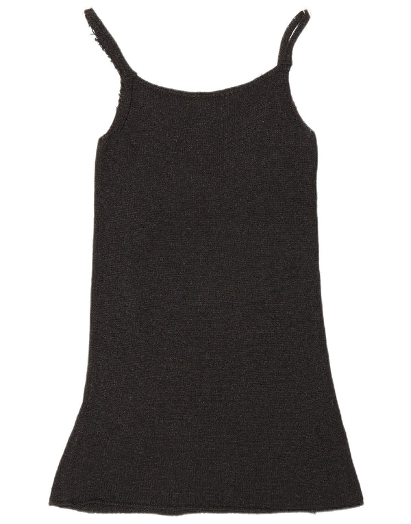 Vestido Slip Feminino Benetton UK 10 Pequeno Preto