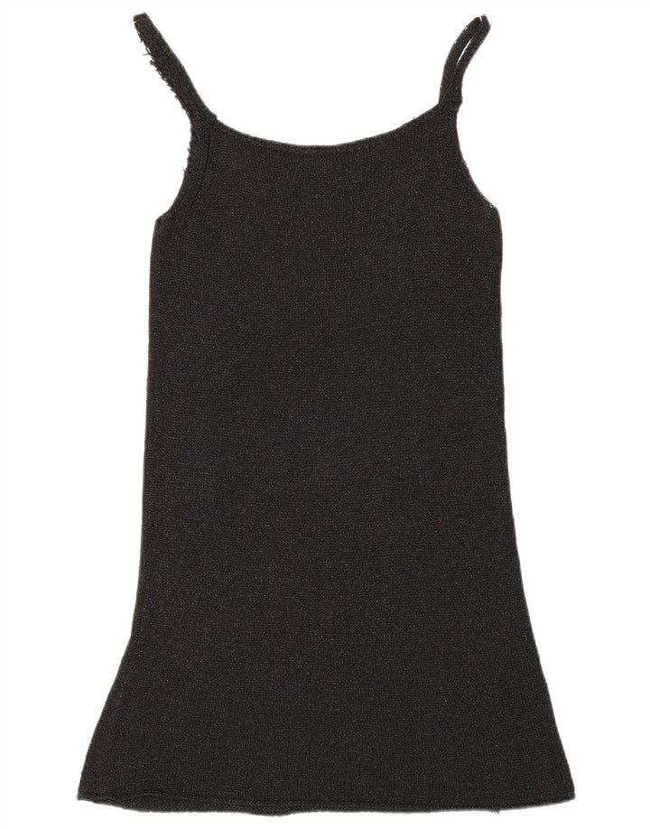 Vestido Slip Feminino Benetton UK 10 Pequeno Preto