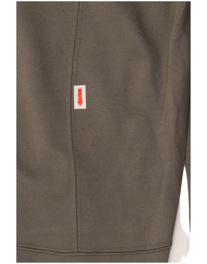 Calça feminina casual skinny MASSIMO DUTTI UE 36 XS W26 L29 cáqui modal