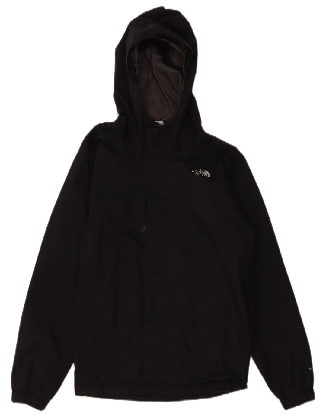 Jaqueta de chuva com capuz The North Face Boys 11-12 anos grande poliéster preto