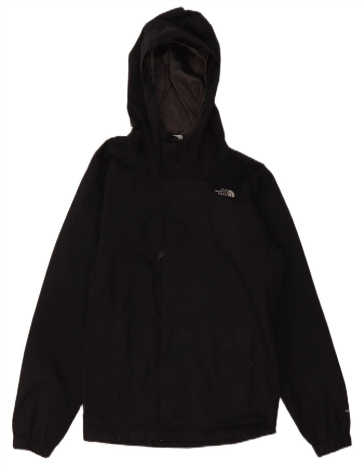 Jaqueta de chuva com capuz The North Face Boys 11-12 anos grande poliéster preto
