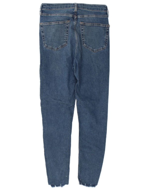 Topshop feminino Jamie Skinny Jeans W28 L25 algodão azul