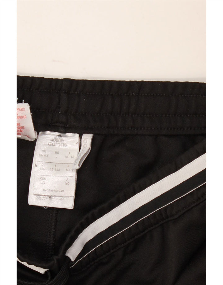 Calças de treino Adidas meninos 13-14 anos preto poliéster