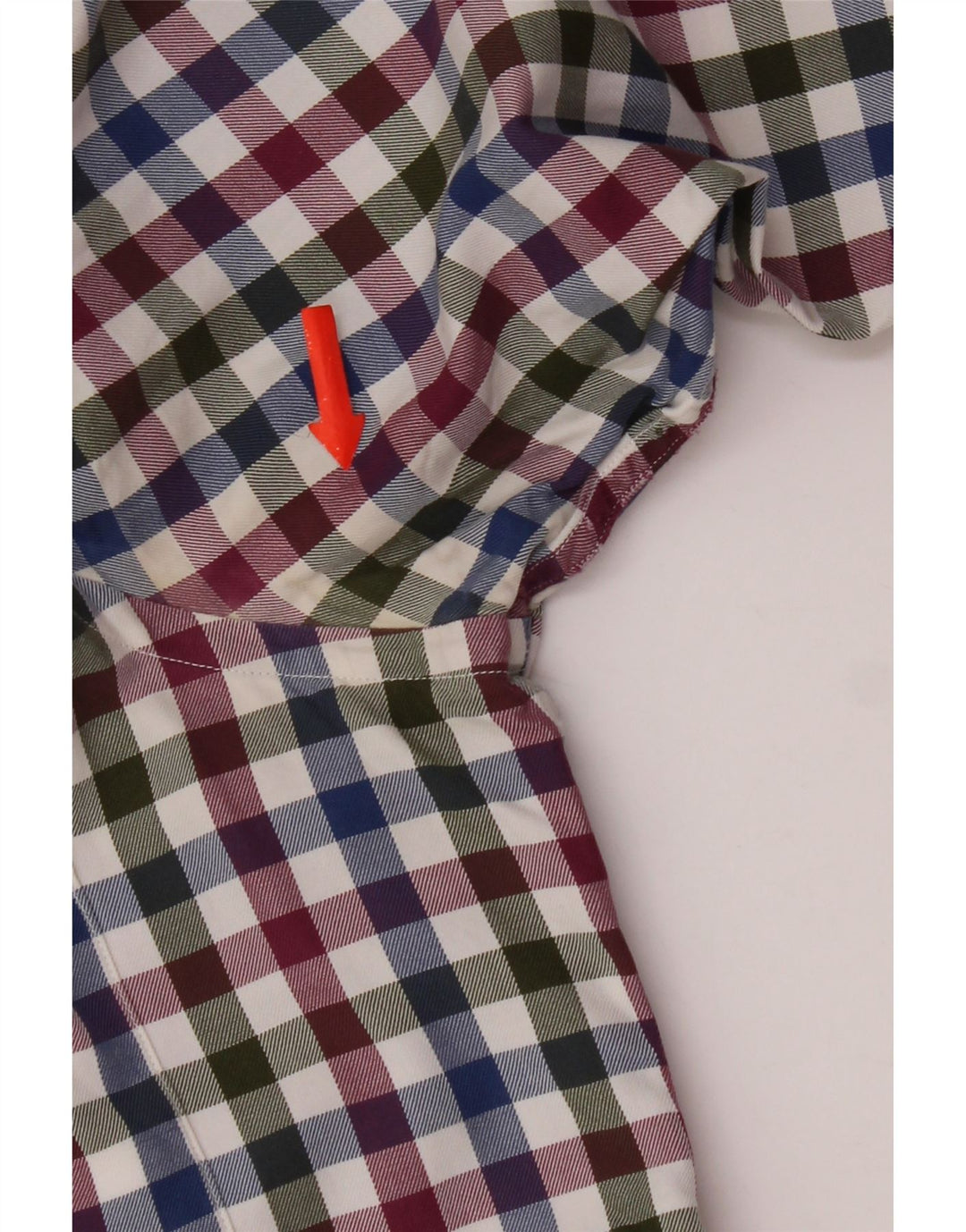 Camisa masculina Massimo Dutti média multicolorida guingão