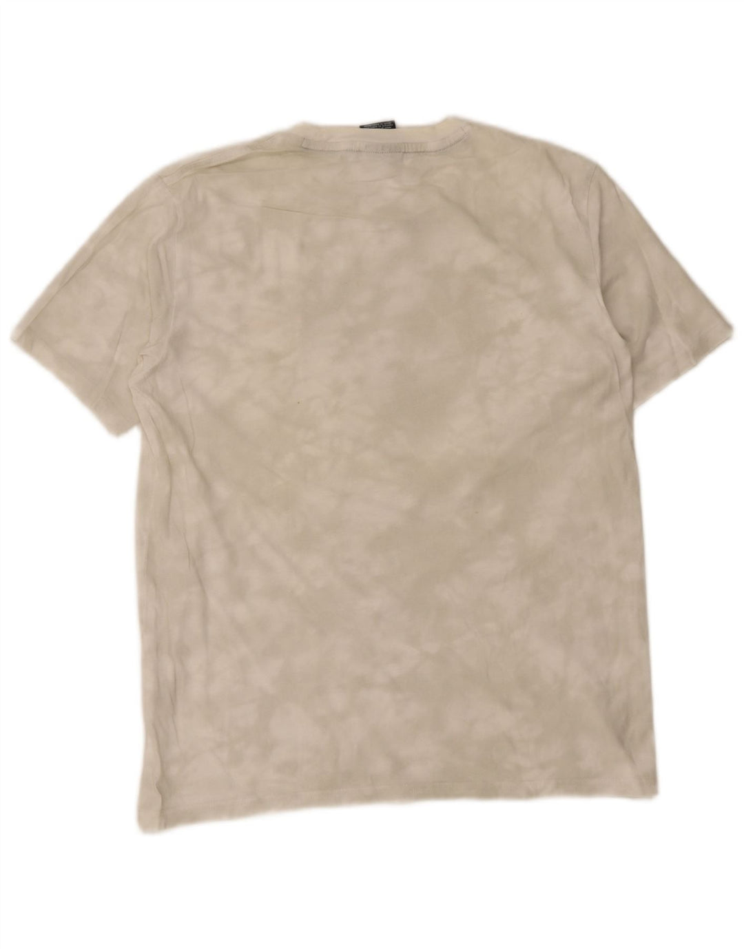 Camiseta masculina Champion grande algodão tie-dye branco
