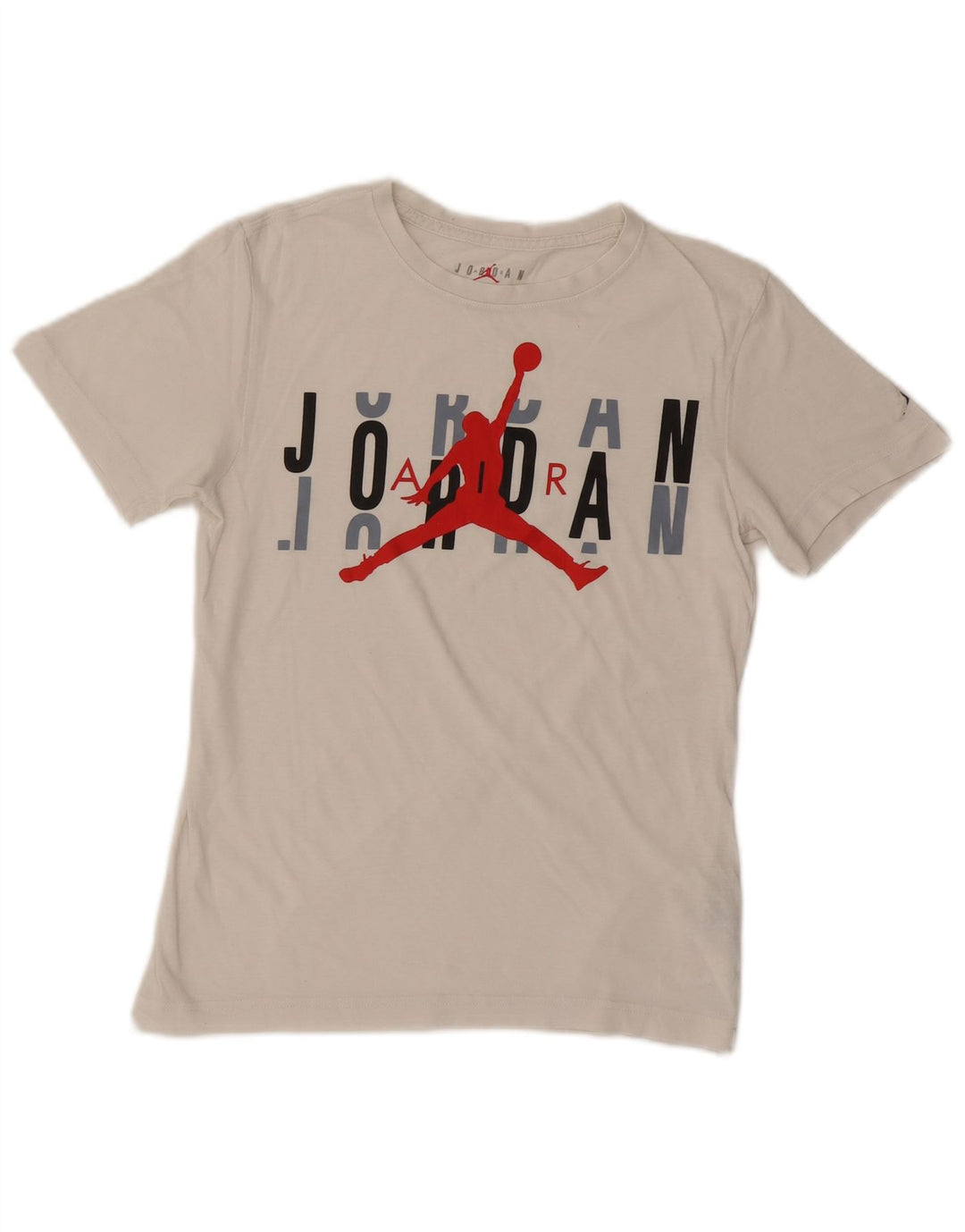 Camiseta JORDAN Boys Graphic 12-13 anos grande algodão branco