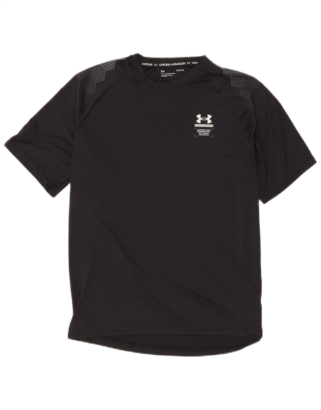 Camiseta masculina Under Armour grande poliéster preto