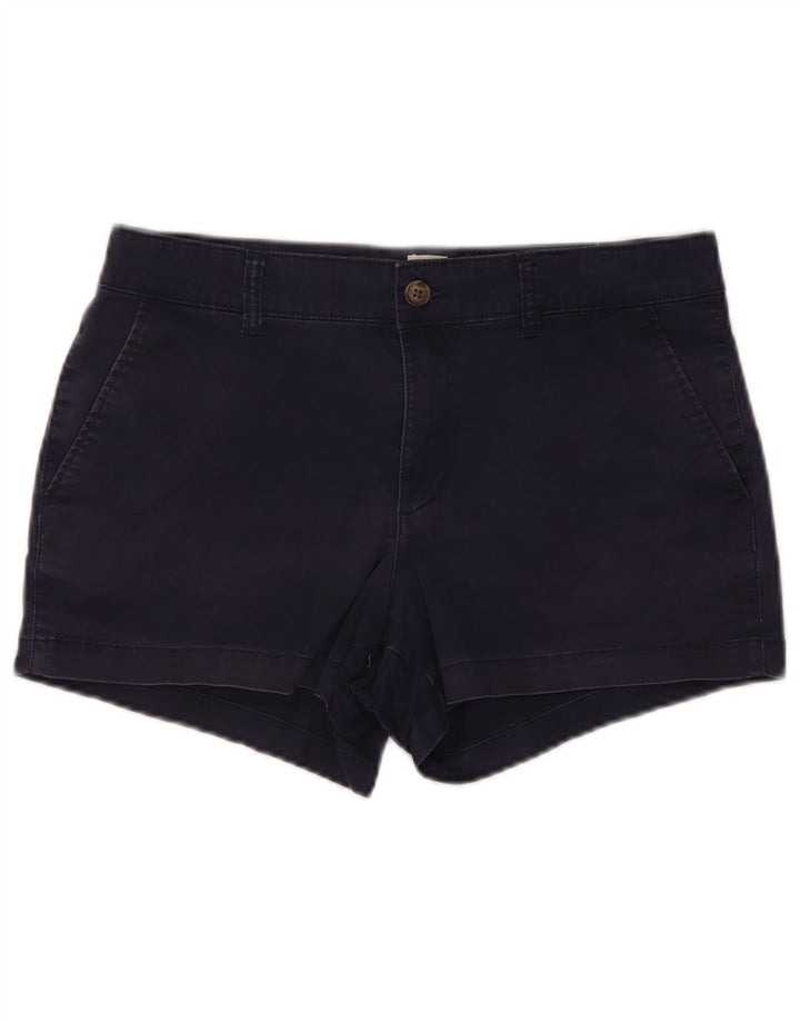 Shorts Chino feminino Gap EUA 6 médio W30 algodão azul marinho