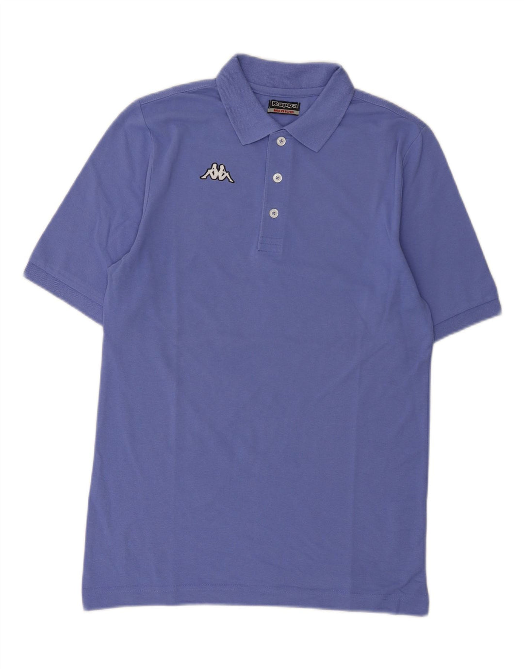 Camisa polo masculina Kappa algodão azul médio