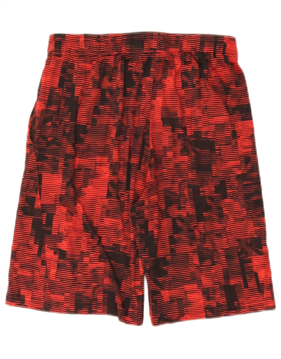 Shorts esportivos UNDER ARMOUR Boys Heat Gear 13-14 anos XL vermelho geométrico
