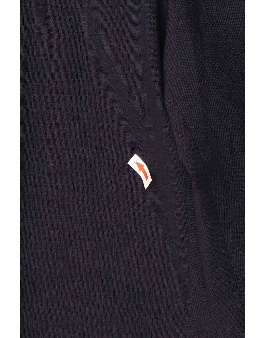 Calça masculina de terno cônico Marks & Spencer W40 L29 poliéster azul marinho