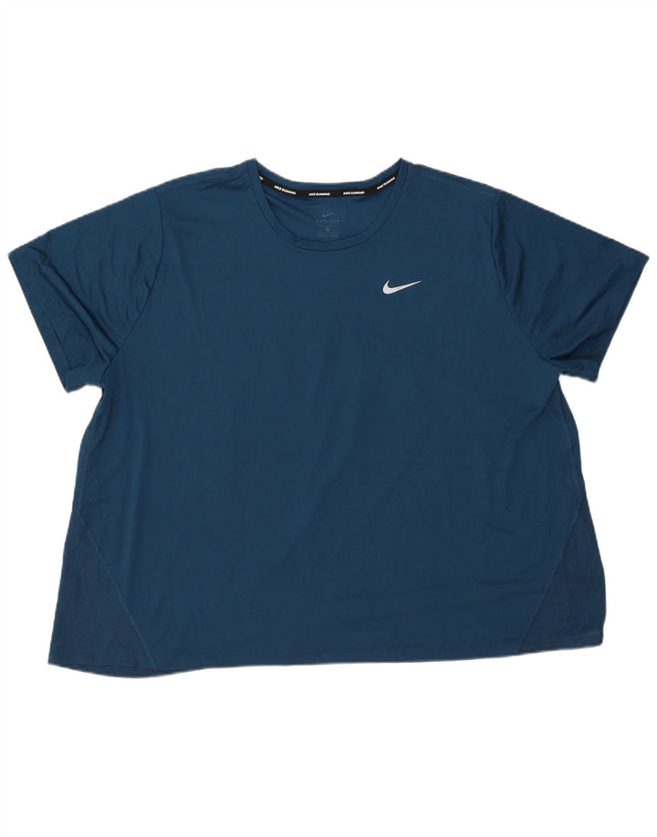 Camiseta Nike Masculina Dri Fit Top 3XL Azul Marinho