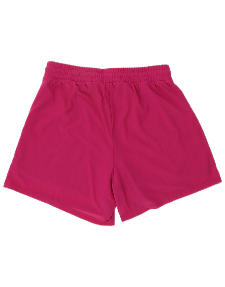 Shorts esportivos femininos Puma UK 14 médio rosa nylon