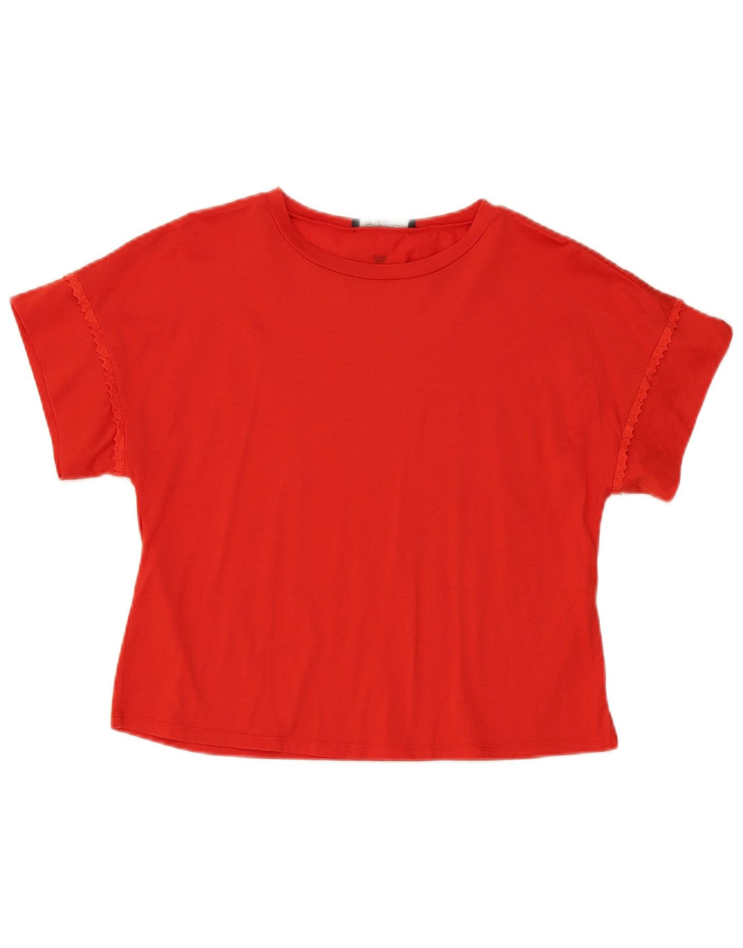 Max Mara Camiseta Feminina Top UK 14 Médio Vermelho